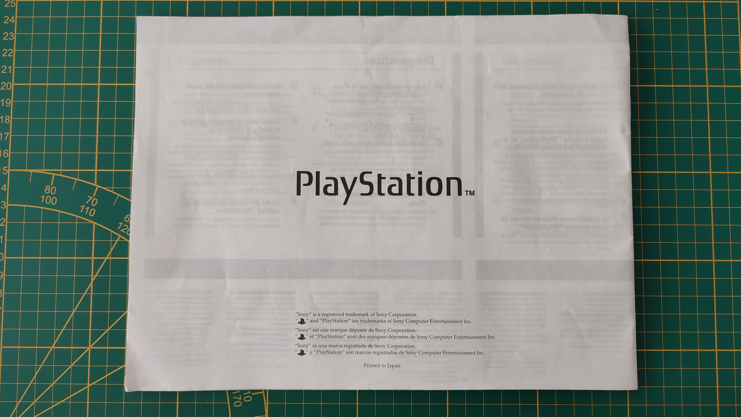 Notice mode d'emploi pièce détachée console de jeux Sony Playstation 1 Ps1 SCPH-5502 #B92