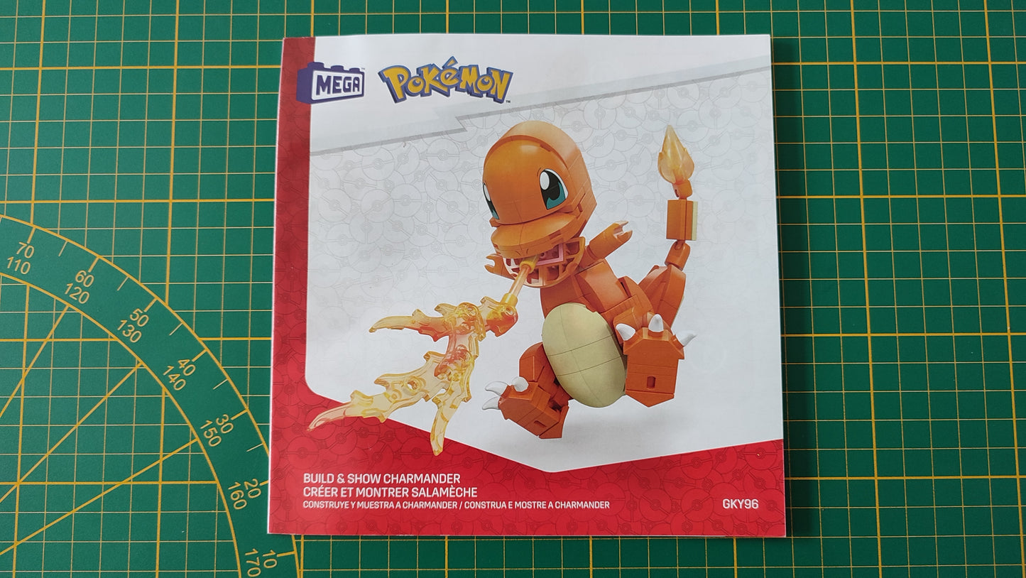 Notice seule Salamèche GKY96 pièce détachée Mega Mattel #D73