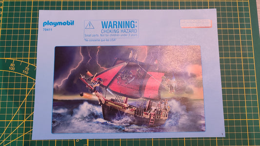 Notice seule Set 70411 Bateau pirates pièce détachée Playmobil #C32