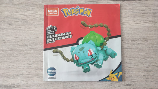 Notice seule pièce détachée Mega Mattel Bulbizarre GVK83 #E32