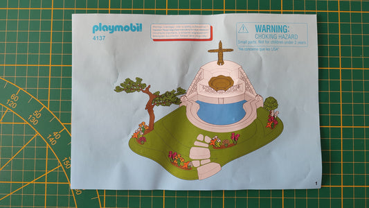 Notice seule 4137 pièce détachée Playmobil #E27
