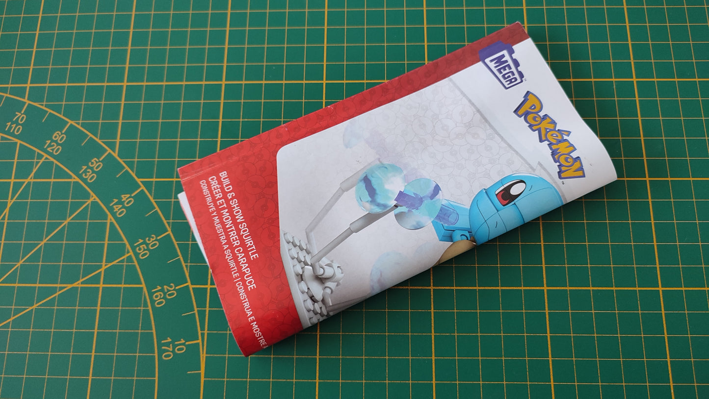 Notice seule sans pièce set GYH00 Carapuce Mega Mattel #E57