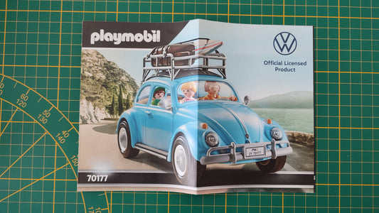 Notice seule set 70177 Volkswagen Coccinelle pièce détachée Playmobil #B93