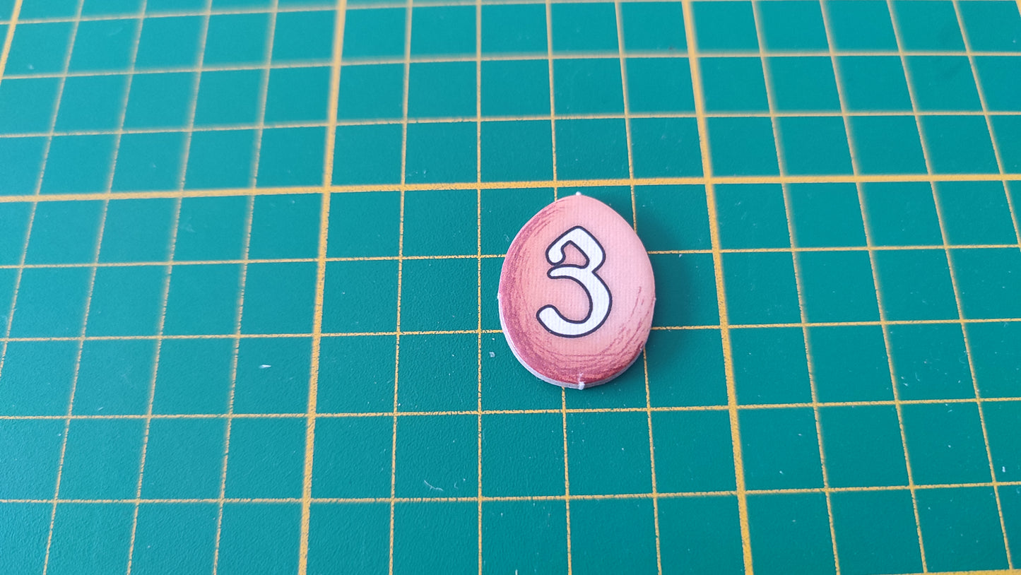 Œuf valeur 3 unitaire Praga Caput Regni vladimir suchy Delicious Games pièce détachée jeu de société #E34