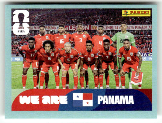 PAN 13 Equipe du Panama - Sticker autocollant Panini Coupe du Monde FIFA 2026 Panama - Pièce détachée