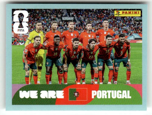 POR 13 Photo de l'équipe - Sticker autocollant Panini Coupe du Monde FIFA 2026 Portugal - Pièce détachée