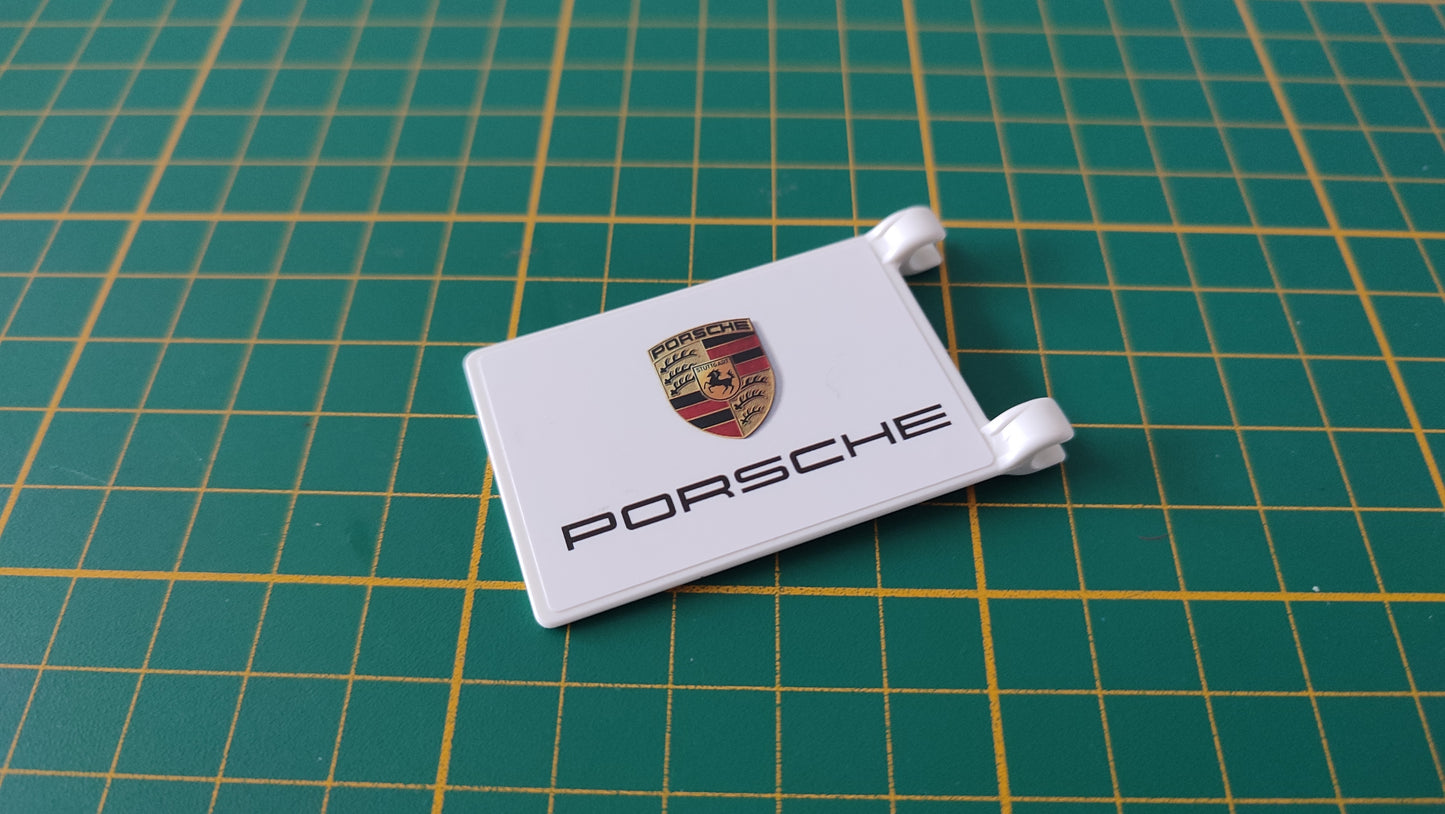 Panneau Porsche référence 30217132 pièce détachée Playmobil #D54