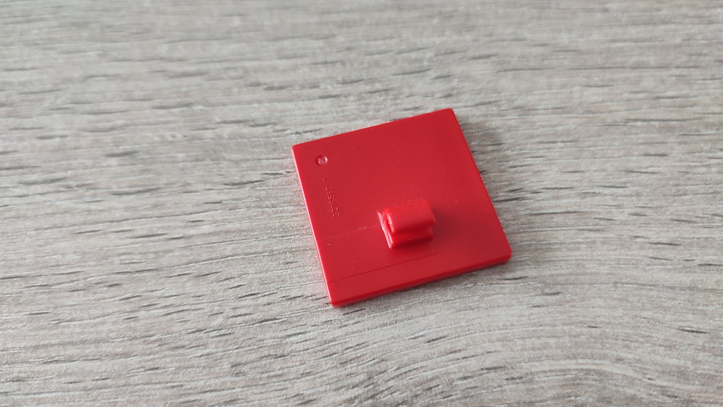 Panneau rouge référence 30238830 pièce détachée Playmobil #D62