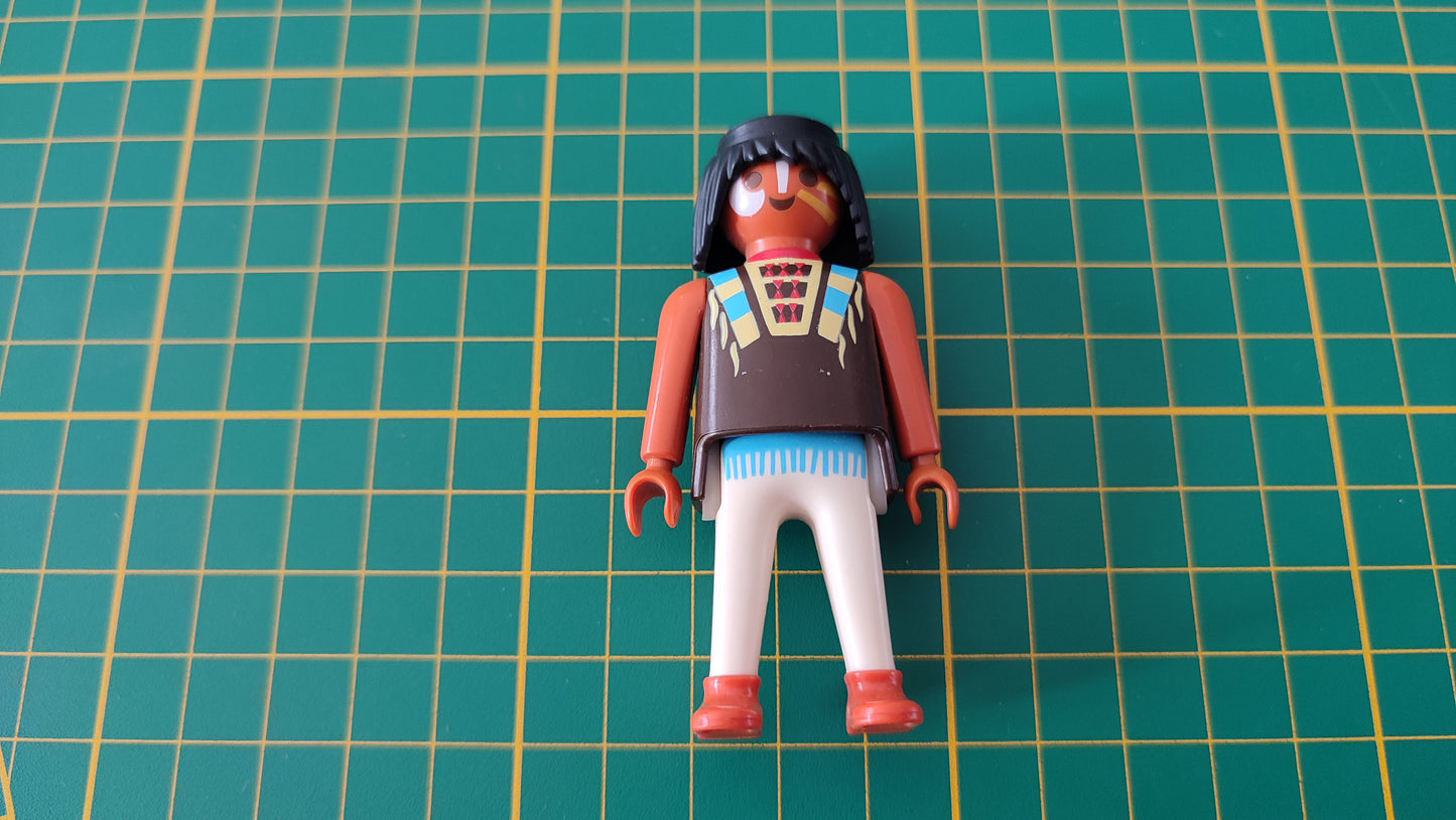 Personnage Indien pantalon blanc référence 30 00 9432 pièce détachée Playmobil #B85