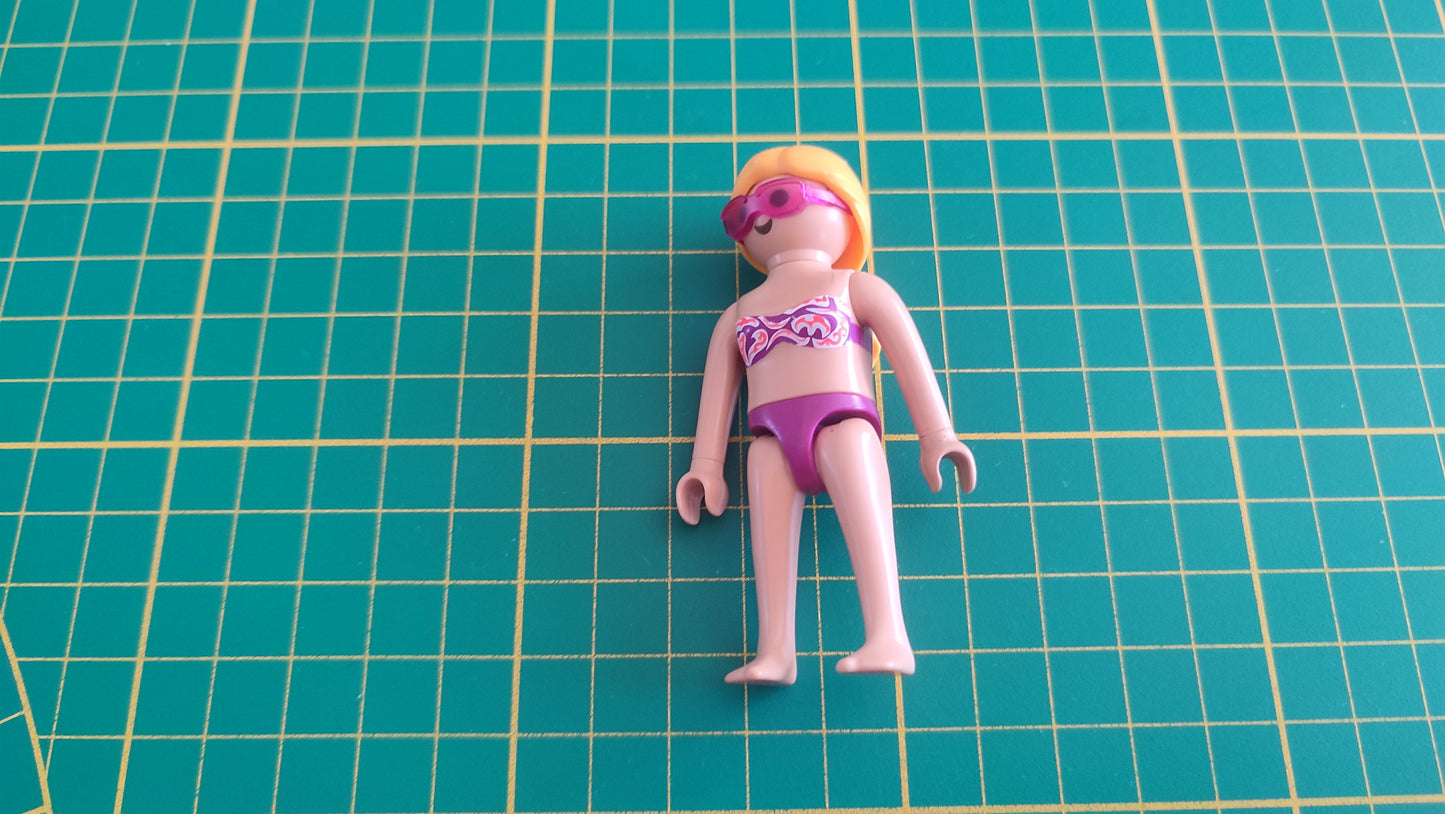 Personnage avec lunette maillot de bain référence 30146320 pièce détachée Playmobil #E33