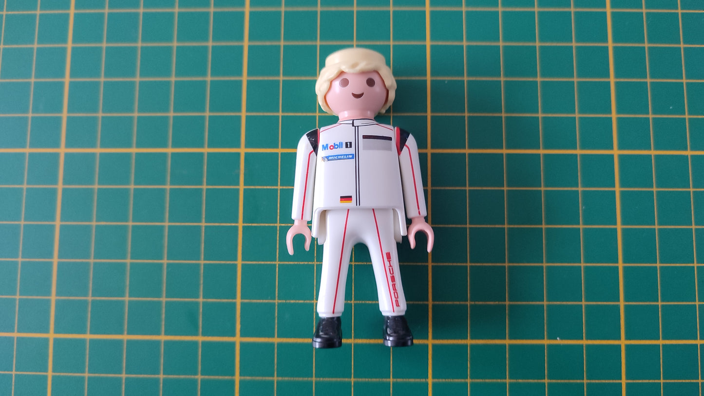 Personnage blond Porsche pièce détachée Playmobil #D54