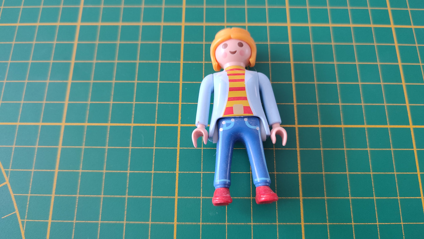 Personnage femme joue rouge pièce détachée Playmobil #E56