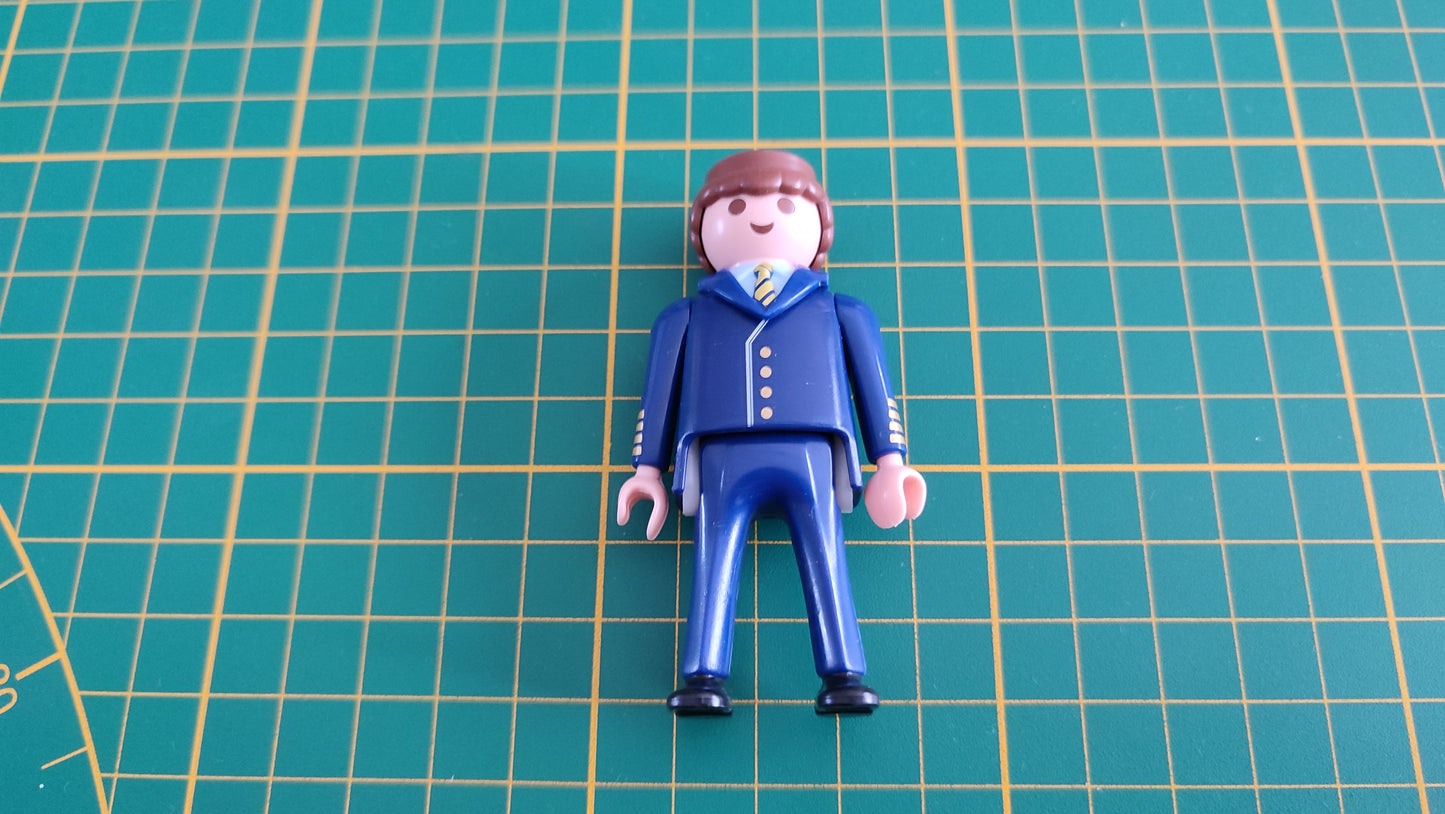 Personnage homme bleu référence 30 00 1363 pièce détachée Playmobil #C31