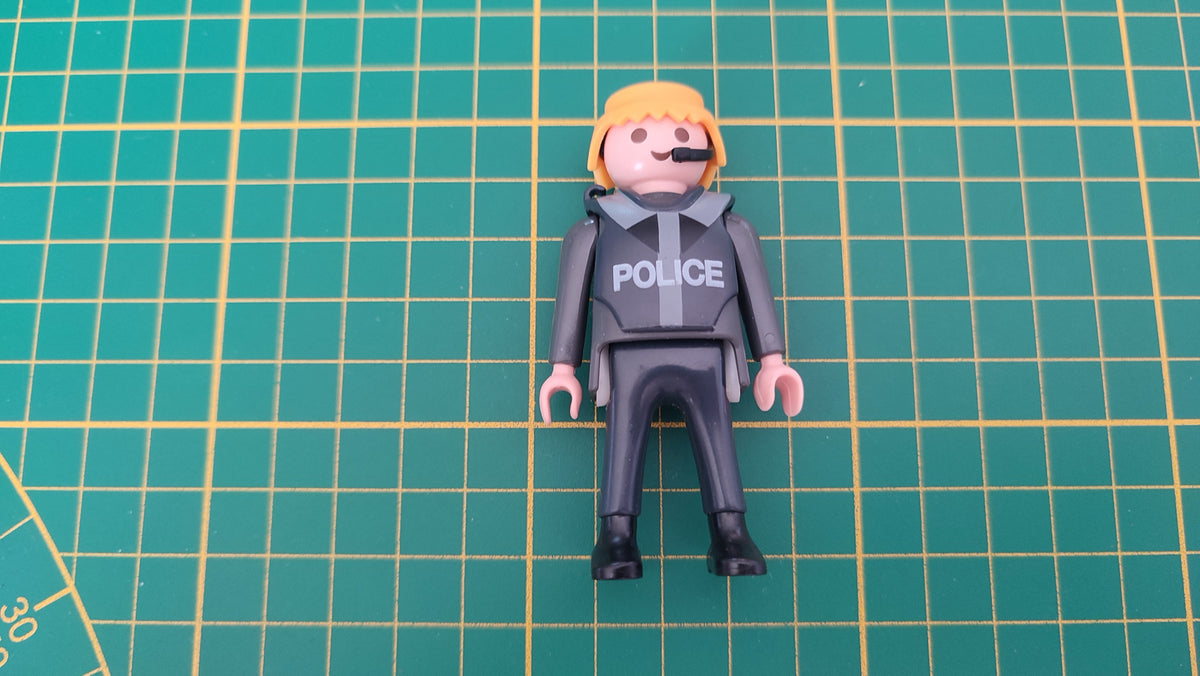 Personnage policier avec gilet pare-balles 30000973 pièce détachée Playmobil #E88