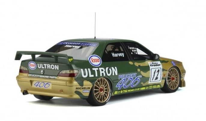 Peugeot 406 Esso Ultron Btcc OT828 miniature Ottomobile 1/18 1/18e 1/18ème