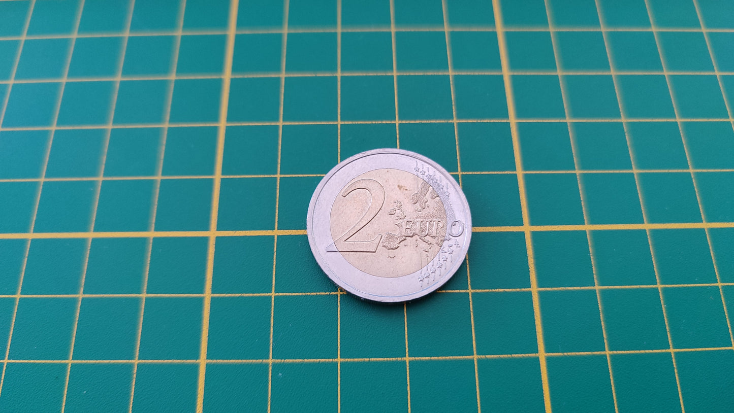 Pièce de 2 euros commémorative 25e anniversaire du ruban rose 1992-2017 Pièce de monnaie #C12