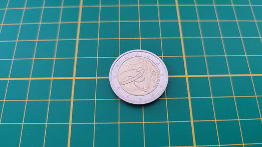 Pièce de 2 euros commémorative 25e anniversaire du ruban rose 1992-2017 Pièce de monnaie #C12