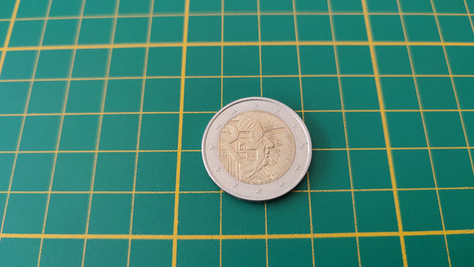 Pièce de 2 euros commémorative Charles de Gaulle 1890-1970 Pièce de monnaie #C83