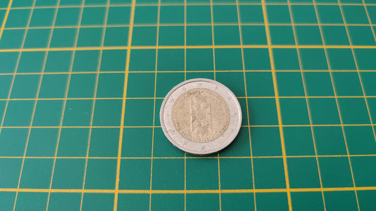 Pièce de 2 euros commémorative Le bleuet de France 1918-2018 Pièce de monnaie #C83