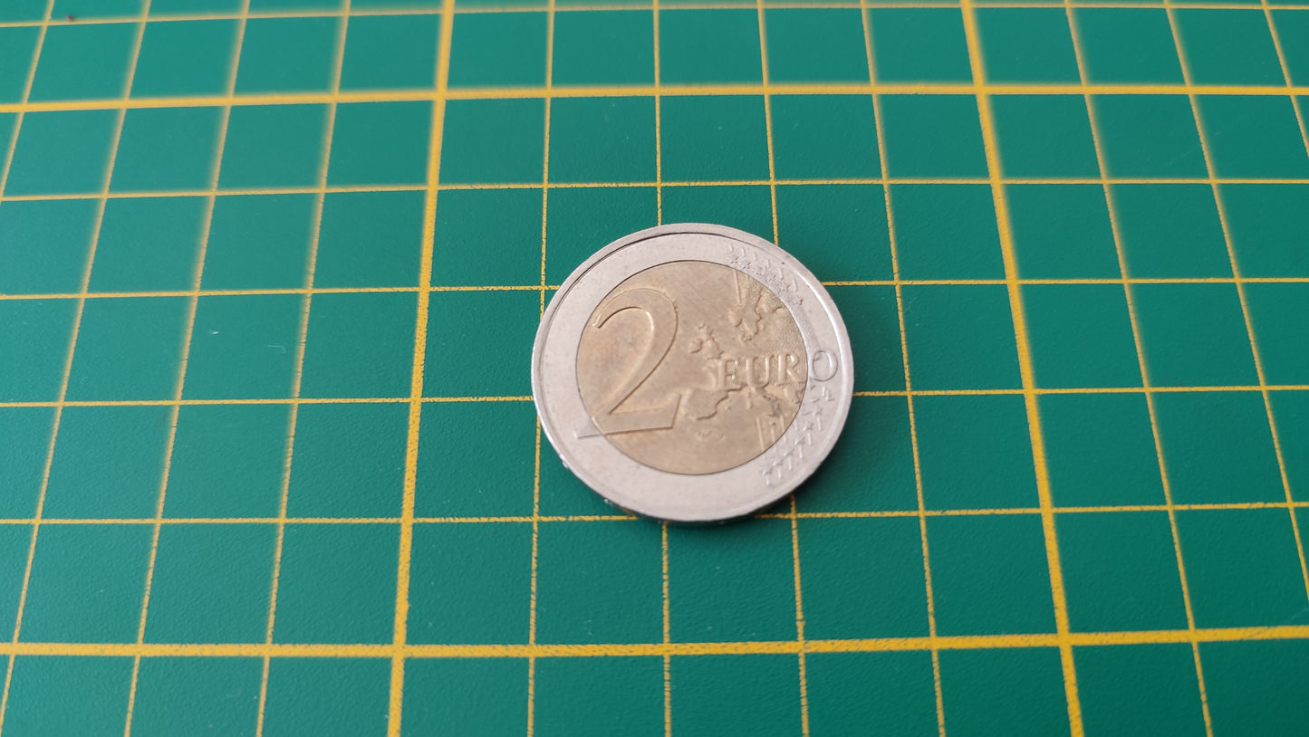 Pièce de 2 euros commémorative Le bleuet de France 1918-2018 Pièce de monnaie #C83