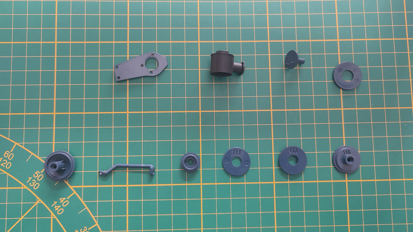 Pièce du fascicule n°11 numéro 11 pièce détachée Ecto 1 Ghostbusters 1/8 1/8e 1/8ème Eaglemoss #E42