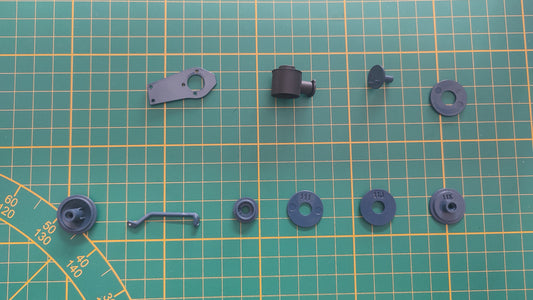 Pièce du fascicule n°11 numéro 11 pièce détachée Ecto 1 Ghostbusters 1/8 1/8e 1/8ème Eaglemoss #E42