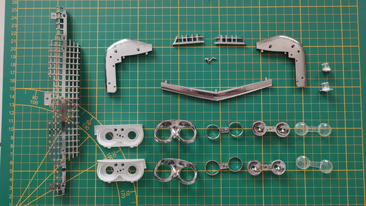 Pièce du fascicule n°2 numéro 2 pièce détachée Ecto 1 Ghostbusters 1/8 1/8e 1/8ème Eaglemoss #E42