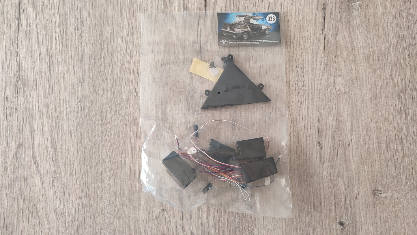 Pièce du fascicule n°38 pièce détachée DeLorean Retour vers le Futur Eaglemoss 1/8 #E76
