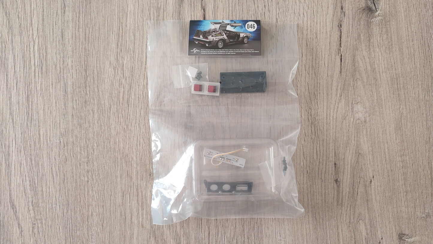 Pièce du fascicule n°46 pièce détachée DeLorean Retour vers le Futur Eaglemoss 1/8 #E76