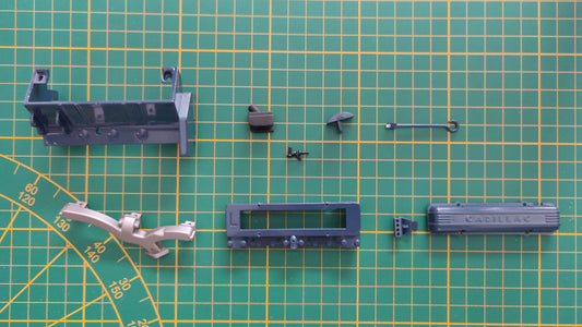 Pièce du fascicule n°6 numéro 6 pièce détachée Ecto 1 Ghostbusters 1/8 1/8e 1/8ème Eaglemoss #E42