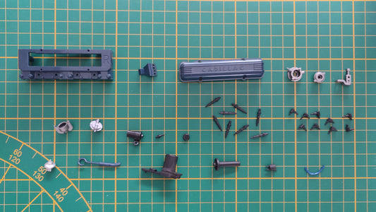 Pièce du fascicule n°8 numéro 8 pièce détachée Ecto 1 Ghostbusters 1/8 1/8e 1/8ème Eaglemoss #E42