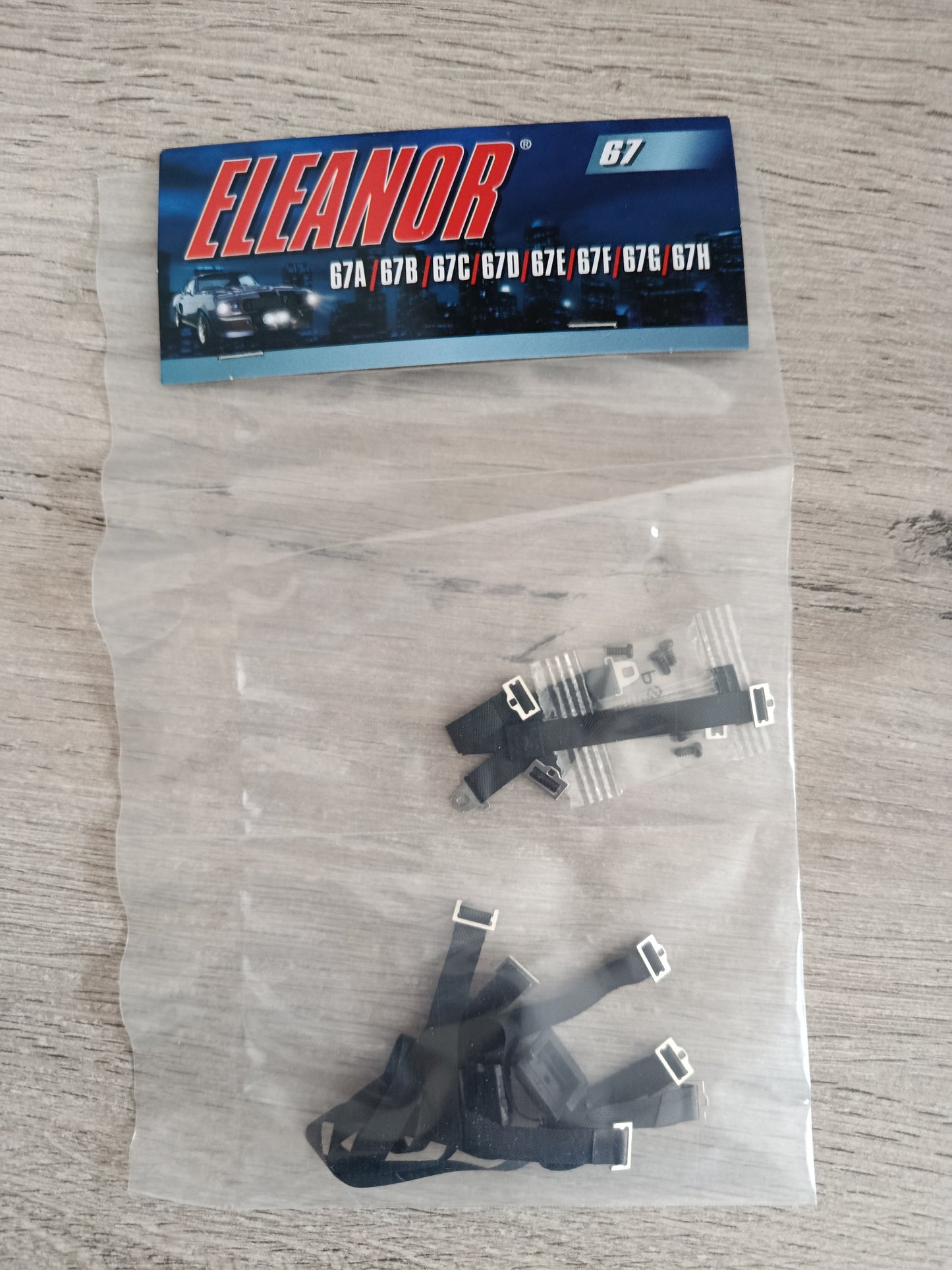 Pièces fascicule n°67 numéro 67 pièce détachée Ford Mustang 1967 Eleanor 60 secondes chrono 1/8 1/8ème Eaglemoss Collections #E54
