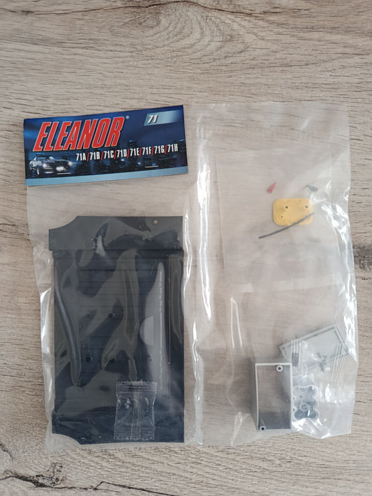 Pièces fascicule n°71 numéro 71 pièce détachée Ford Mustang 1967 Eleanor 60 secondes chrono 1/8 1/8ème Eaglemoss Collections #E54