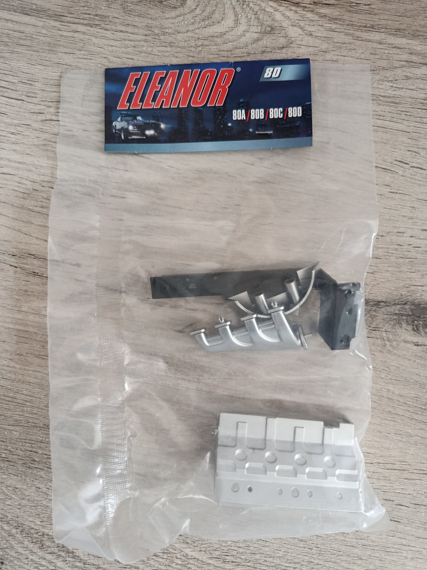 Pièces fascicule n°80 numéro 80 pièce détachée Ford Mustang 1967 Eleanor 60 secondes chrono 1/8 1/8ème Eaglemoss Collections #E54