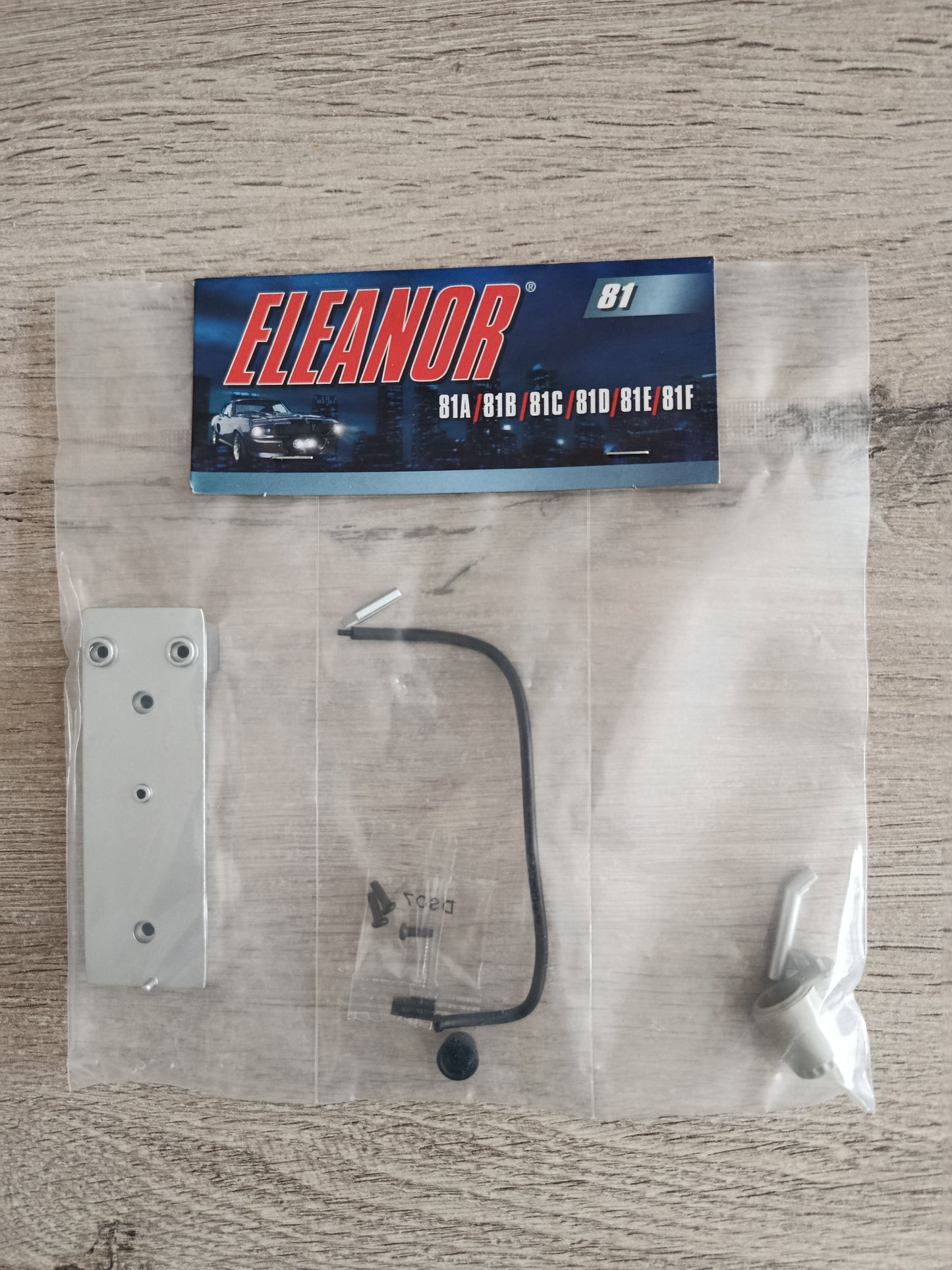 Pièces fascicule n°81 numéro 81 pièce détachée Ford Mustang 1967 Eleanor 60 secondes chrono 1/8 1/8ème Eaglemoss Collections #E54