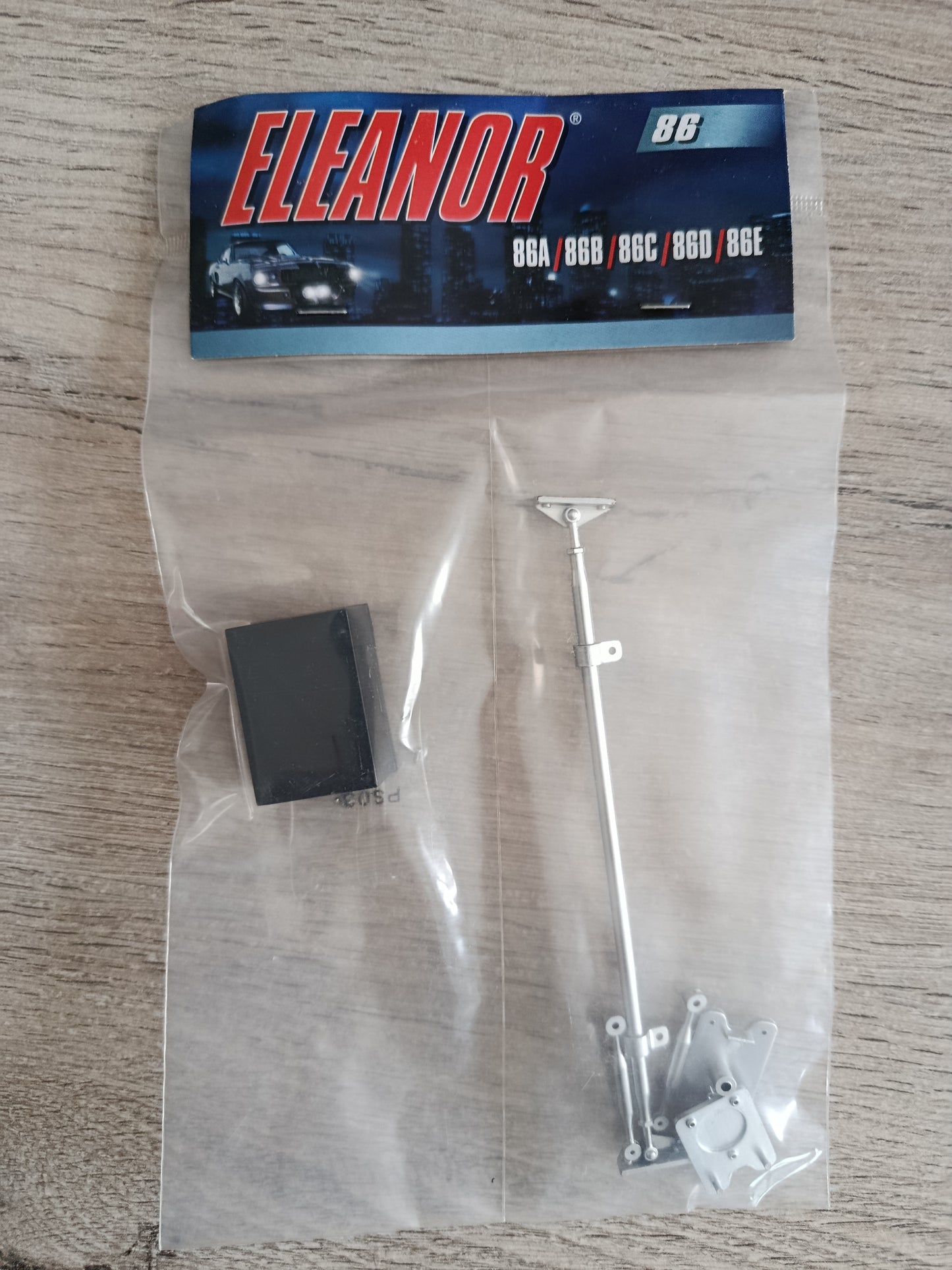 Pièces fascicule n°86 numéro 86 pièce détachée Ford Mustang 1967 Eleanor 60 secondes chrono 1/8 1/8ème Eaglemoss Collections #E54