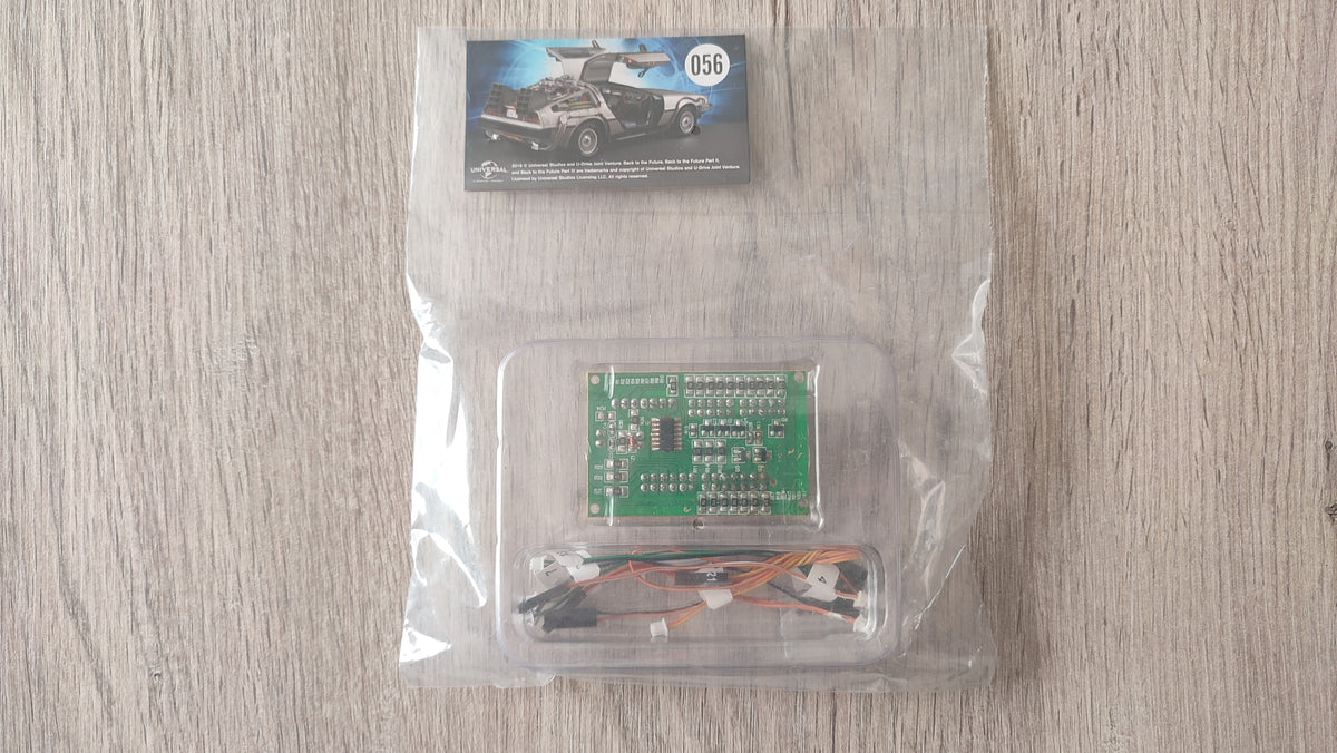 Pièces seule sans fascicule n°56 pièce détachée DeLorean Retour vers le Futur Eaglemoss 1/8 #E76