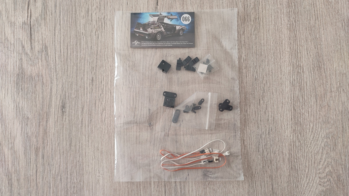 Pièces seule sans fascicule n°66 pièce détachée DeLorean Retour vers le Futur Eaglemoss 1/8 #E76