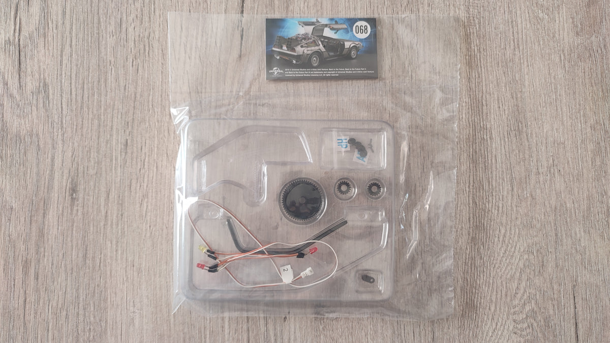 Pièces seule sans fascicule n°68 pièce détachée DeLorean Retour vers le Futur Eaglemoss 1/8 #E76