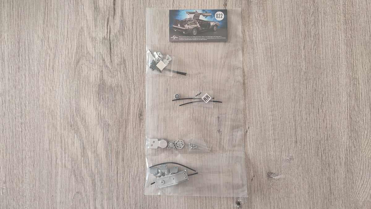 Pièces seules sans fascicule n°22 pièce détachée DeLorean Retour vers le Futur Eaglemoss 1/8 #E76