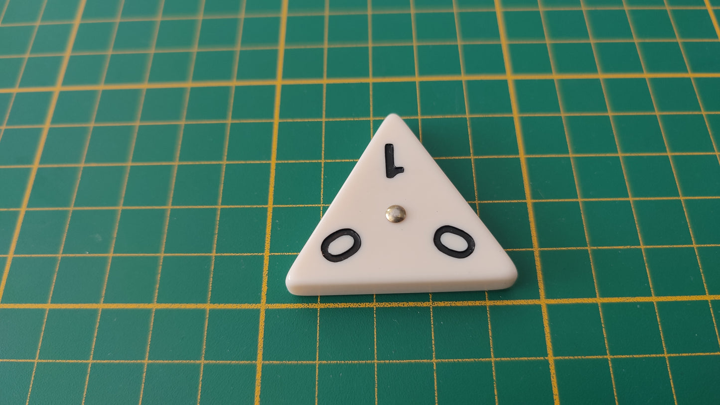 Pièce triangulaire 0 0 1 pièce détachée jeu de société Triominos de luxe Goliath #E52