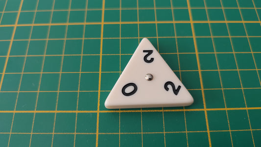 Pièce triangulaire 0 2 2 pièce détachée jeu de société Triominos de luxe Goliath #E52