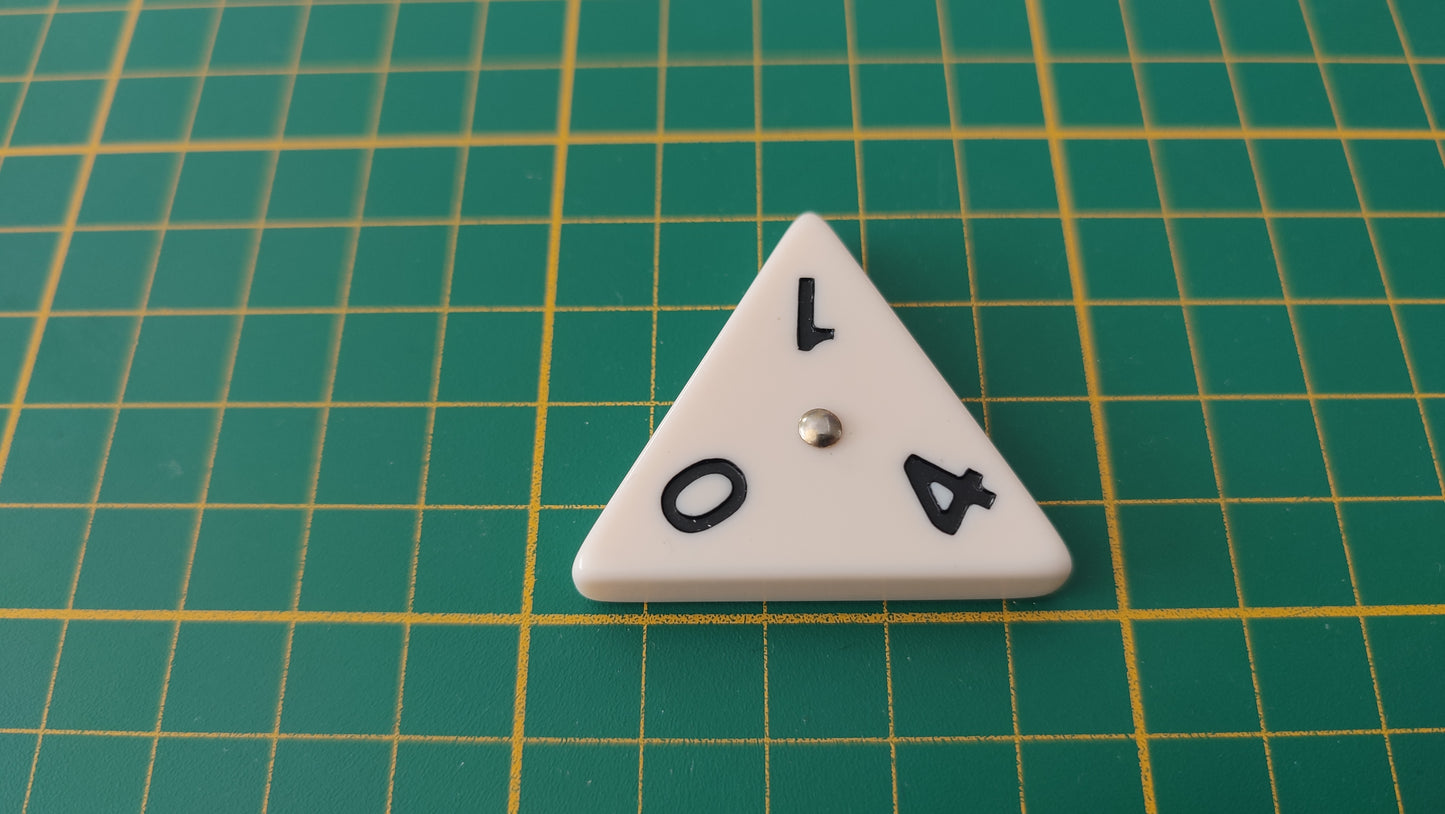Pièce triangulaire 0 4 1 pièce détachée jeu de société Triominos de luxe Goliath #E52