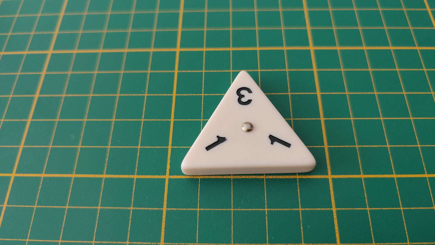 Pièce triangulaire 1 1 3 pièce détachée jeu de société Triominos de luxe Goliath #E52