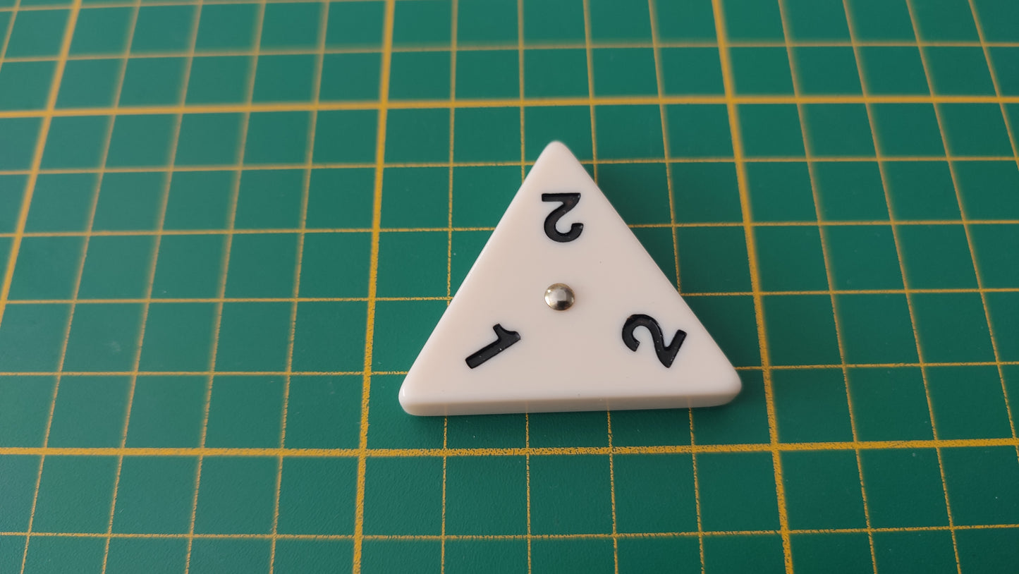 Pièce triangulaire 1 2 2 pièce détachée jeu de société Triominos de luxe Goliath #E52