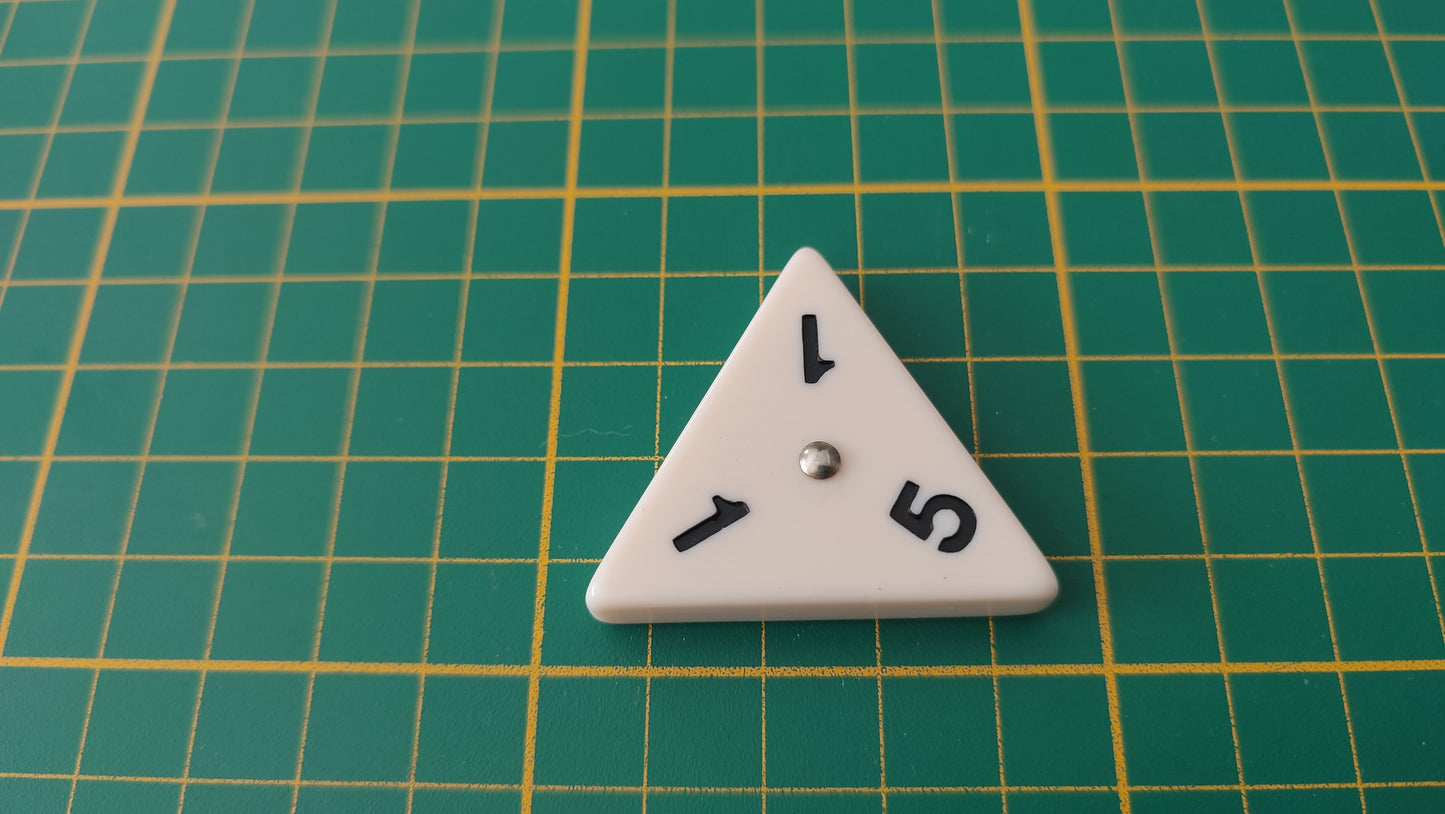 Pièce triangulaire 1 5 1 pièce détachée jeu de société Triominos de luxe Goliath #E52