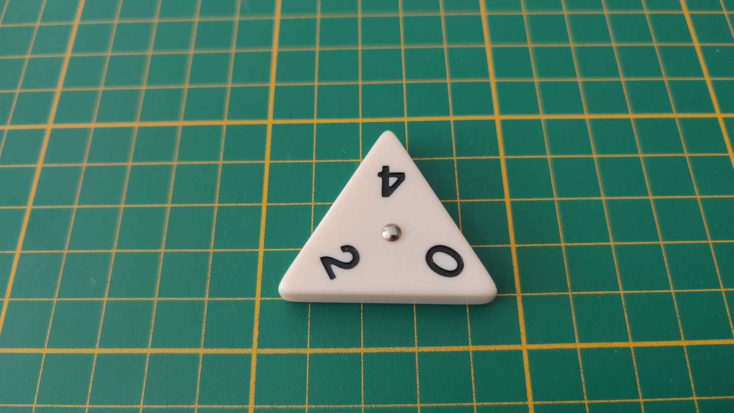 Pièce triangulaire 2 0 4 pièce détachée jeu de société Triominos de luxe Goliath #E52