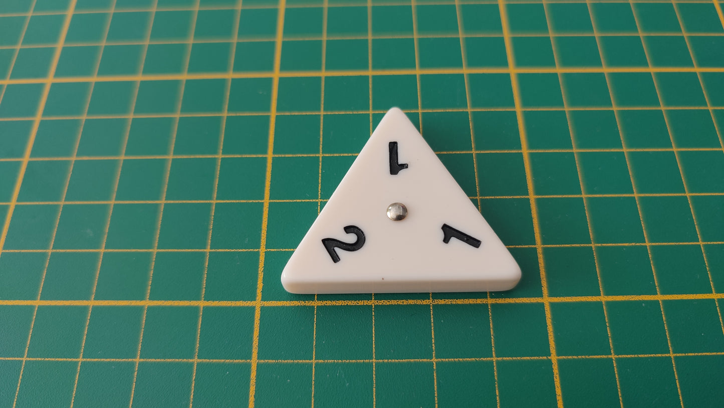 Pièce triangulaire 2 1 1 pièce détachée jeu de société Triominos de luxe Goliath #E52
