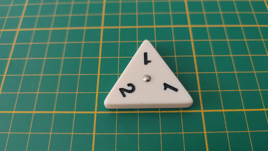 Pièce triangulaire 2 1 1 pièce détachée jeu de société Triominos de luxe Goliath #E52