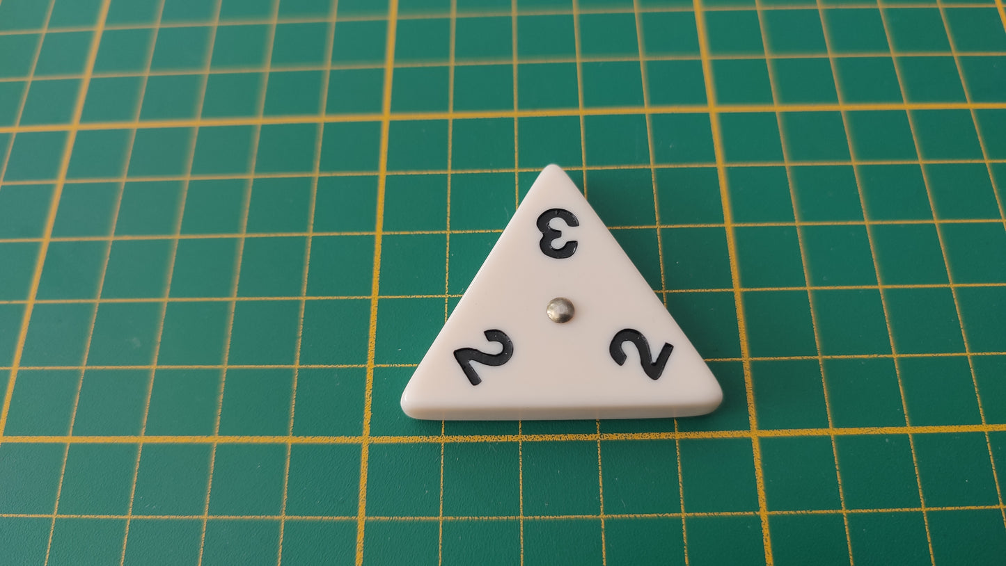 Pièce triangulaire 2 2 3 pièce détachée jeu de société Triominos de luxe Goliath #E52